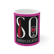 So Sophisticated Ceramic Berry Mug 11oz